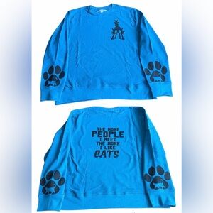 The More People I Meet, The More I Like Cats Custom Made Sweatshirt - All Sizes